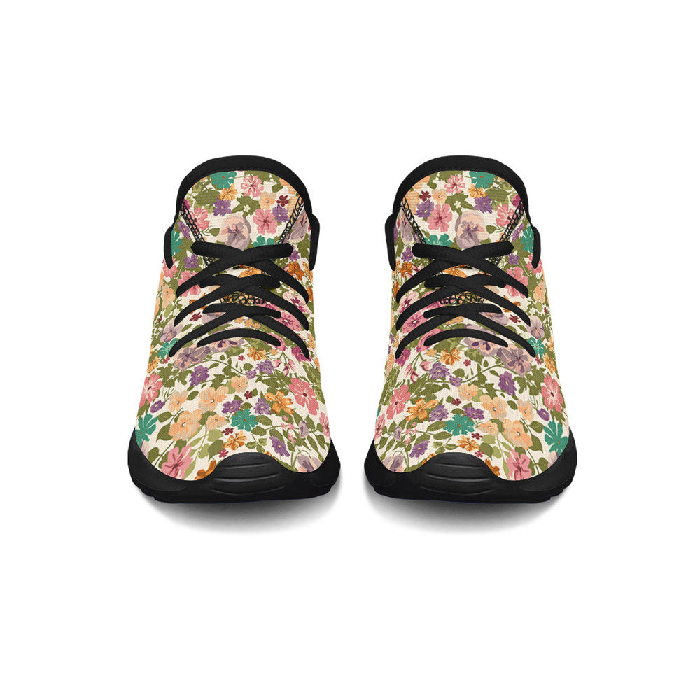 MyKids-USA® Kids Shoes Sneakers Mixed Flowers Pattern