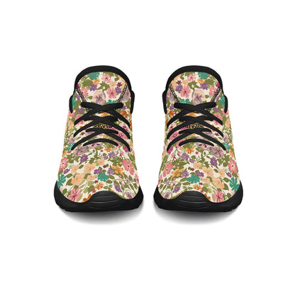 MyKids-USA® Kids Shoes Sneakers Mixed Flowers Pattern