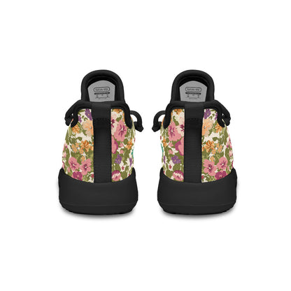 MyKids-USA® Kids Shoes Sneakers Mixed Flowers Pattern