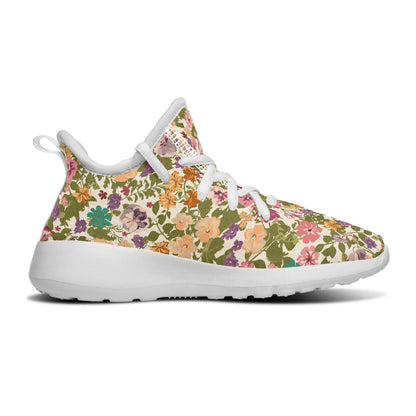 MyKids-USA® Kids Shoes Sneakers Mixed Flowers Pattern