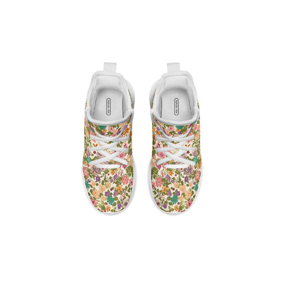 MyKids-USA® Kids Shoes Sneakers Mixed Flowers Pattern