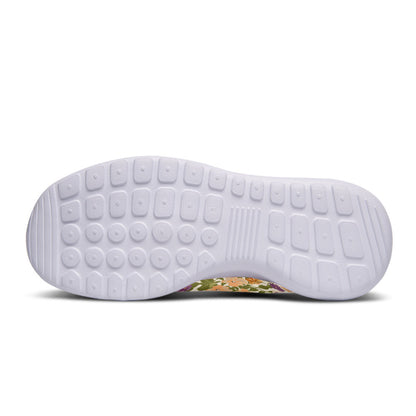 MyKids-USA® Kids Shoes Sneakers Mixed Flowers Pattern