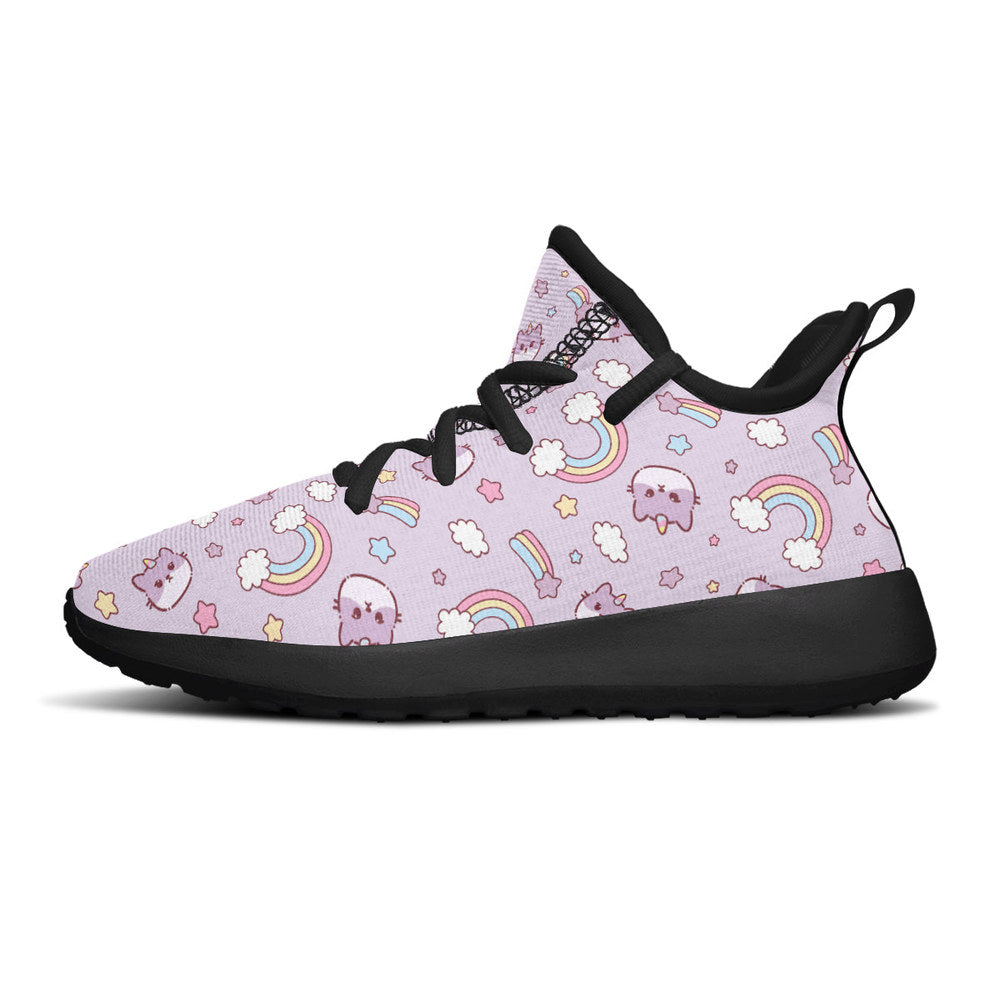 MyKids-USA® Kids Shoes Sneakers Rainbow And Cats