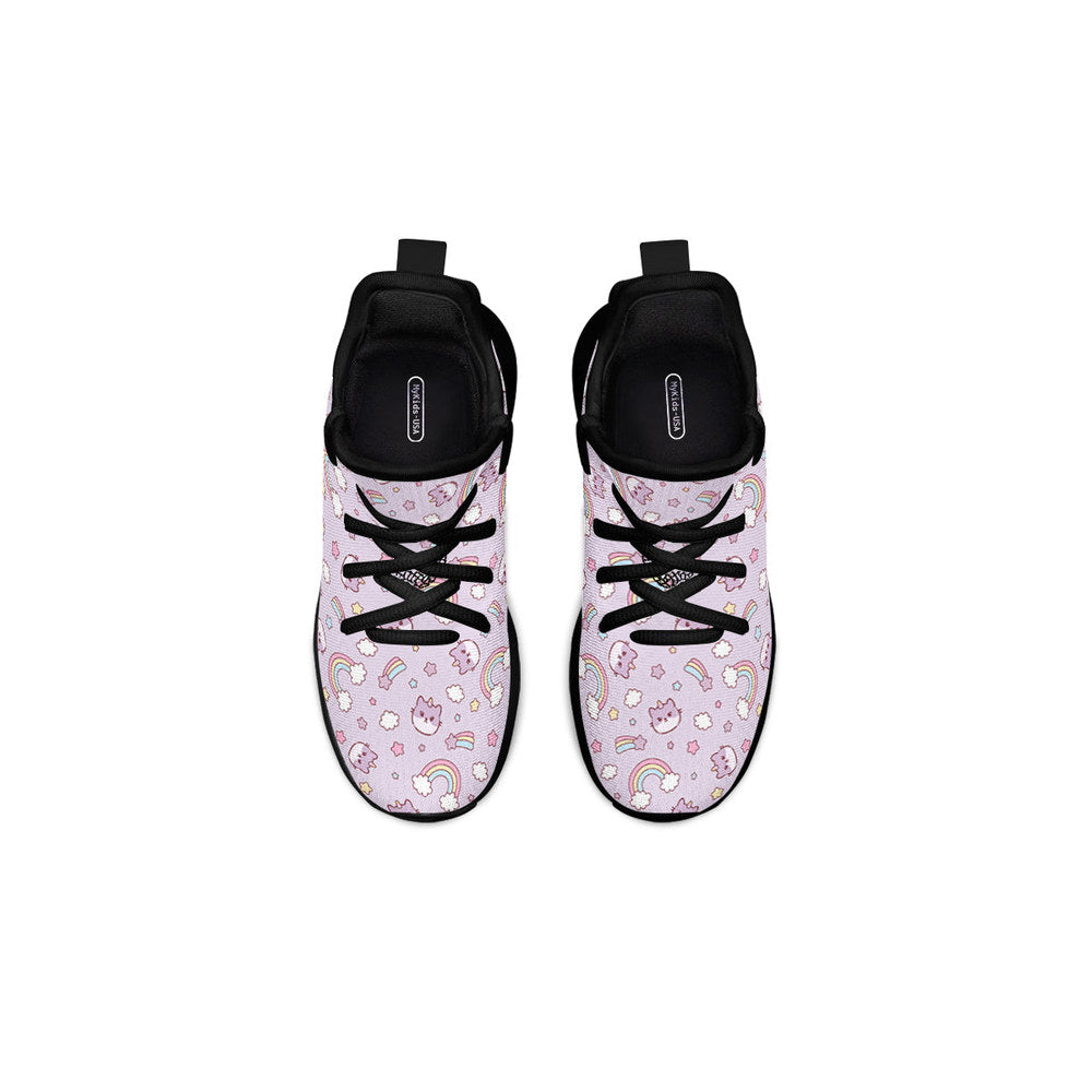 MyKids-USA® Kids Shoes Sneakers Rainbow And Cats
