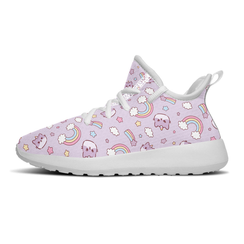 MyKids-USA® Kids Shoes Sneakers Rainbow And Cats