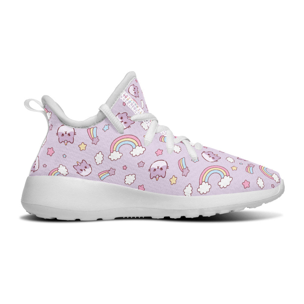 MyKids-USA® Kids Shoes Sneakers Rainbow And Cats