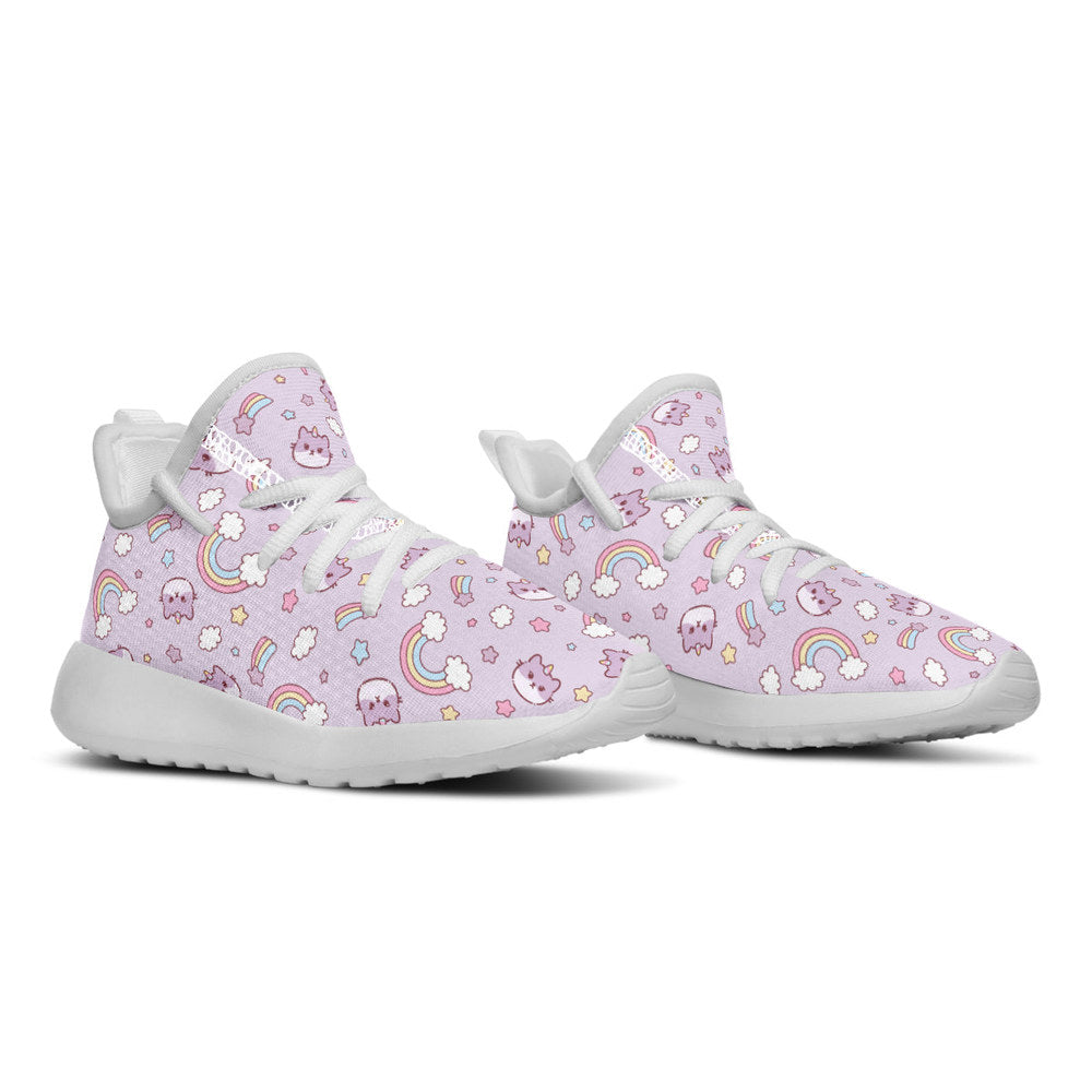 MyKids-USA® Kids Shoes Sneakers Rainbow And Cats