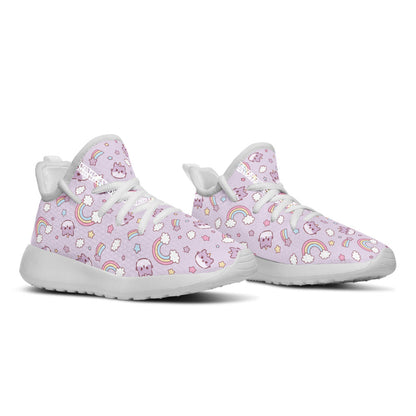 MyKids-USA® Kids Shoes Sneakers Rainbow And Cats