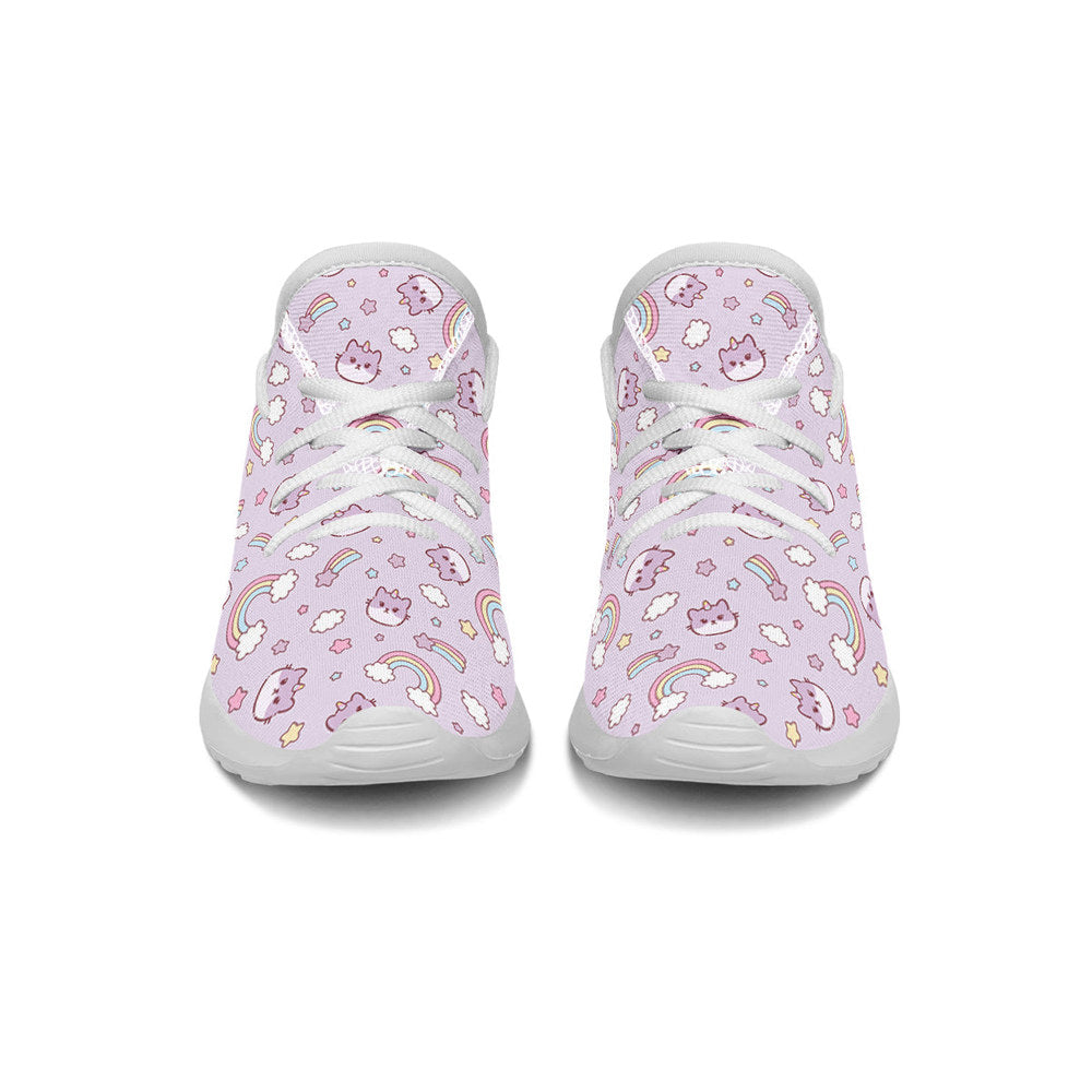 MyKids-USA® Kids Shoes Sneakers Rainbow And Cats