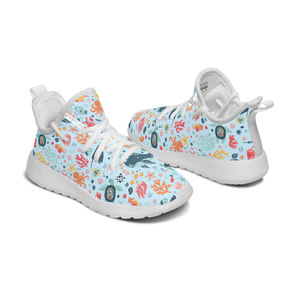MyKids-USA® Kids Shoes Sneakers Sea Animals