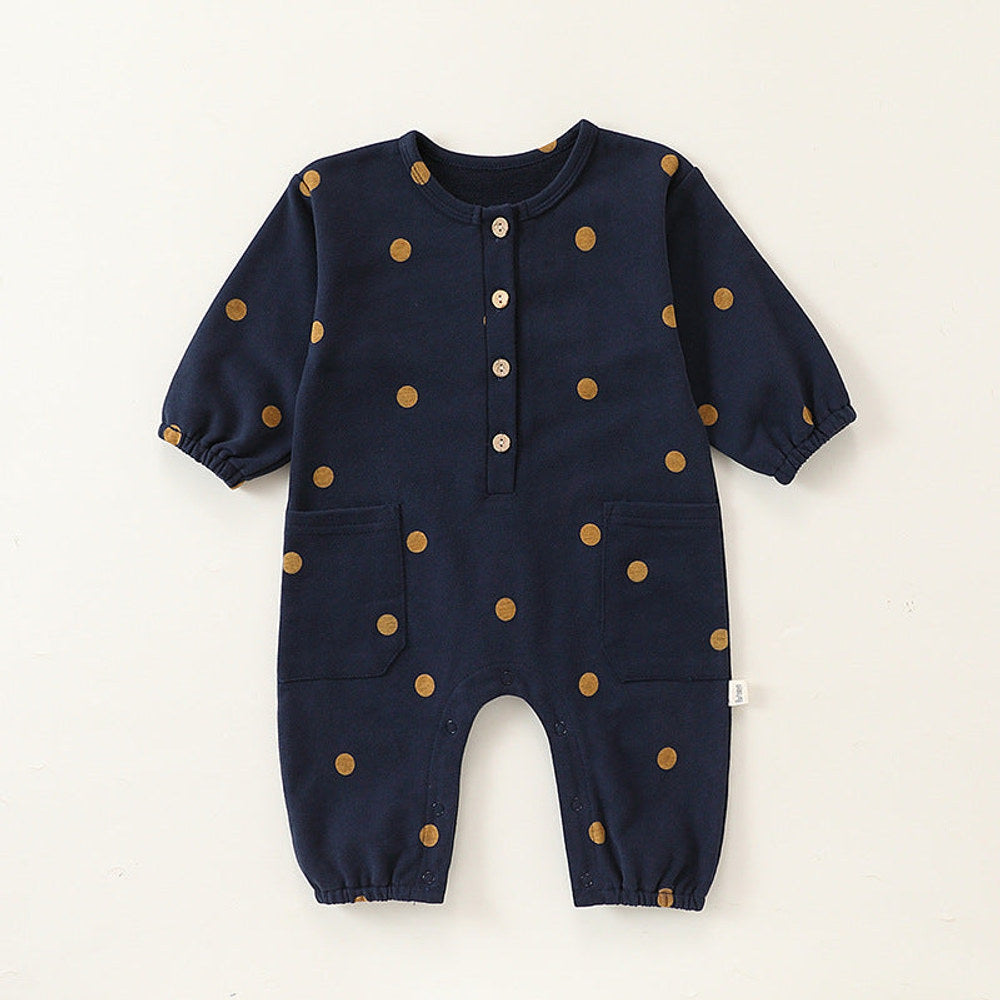 MyKids-USA® Baby Unisex Simple Casual Pattern Long Sleeves Rompers