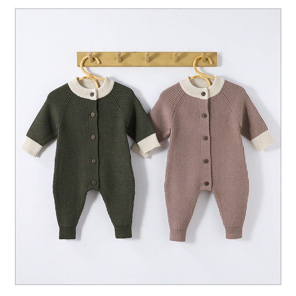 MyKids-USA® Baby Thickened Warm Knitted Long Sleeves Rompers