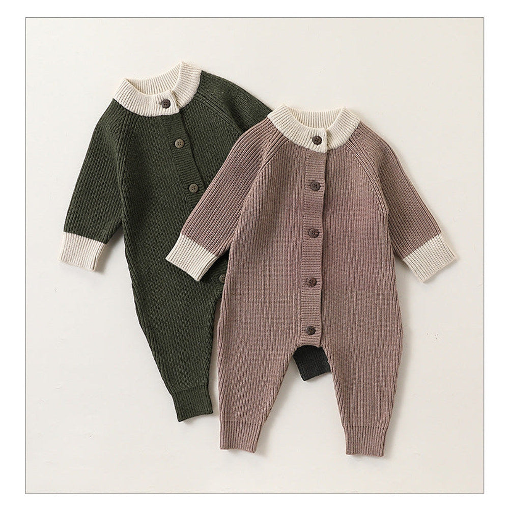 MyKids-USA® Baby Thickened Warm Knitted Long Sleeves Rompers