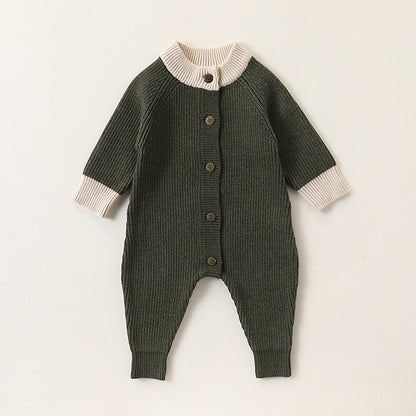 MyKids-USA® Baby Thickened Warm Knitted Long Sleeves Rompers