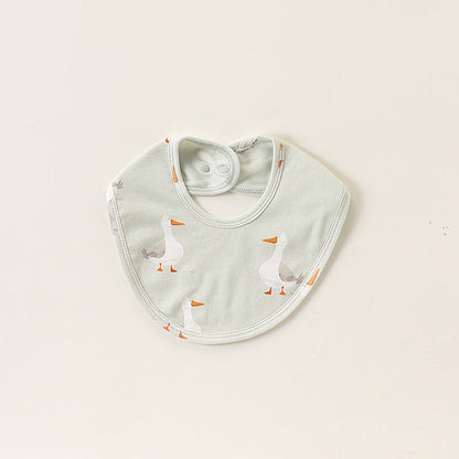 MyKids-USA® Adorable Cartoon Cotton Snap-on Bib