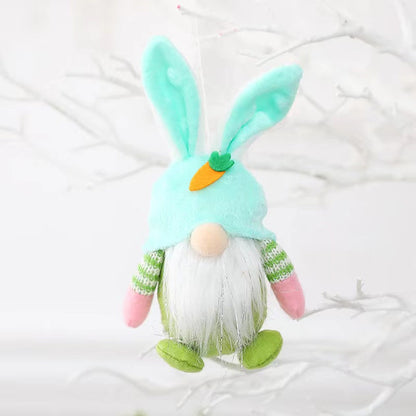 MyKids-USA® Easter Bunny Gnome Doll Elf Figure Pendant Decorative Props