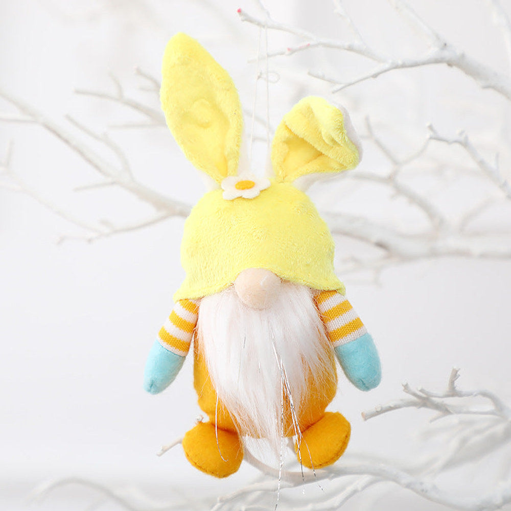 MyKids-USA® Easter Bunny Gnome Doll Elf Figure Pendant Decorative Props