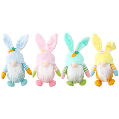 MyKids-USA® Easter Bunny Gnome Doll Elf Figure Pendant Decorative Props