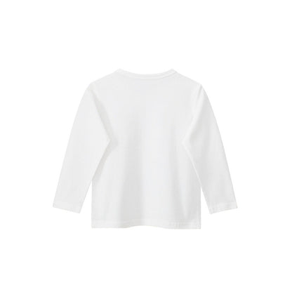 MyKids-USA® Kids Girls Unique Apple Print Crew Neck Long Sleeves Shirt