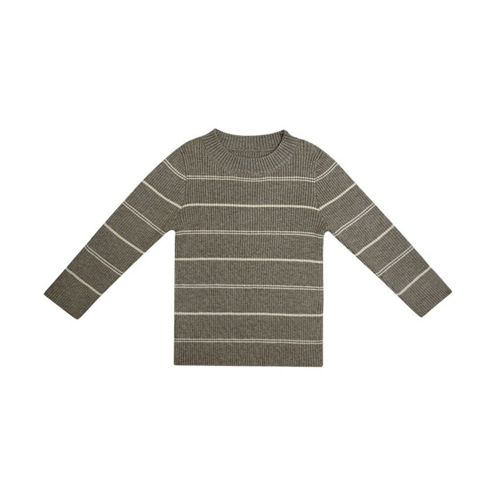 MyKids-USA® Kids Unisex Soft Comfortable Knitted Long Sleeves Striped Top Casual Sweater