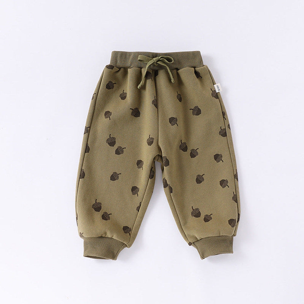 MyKids-USA® Baby Kids Unisex Long Sleeves Cartoon Print Coat and Long Trousers – Clothing Set