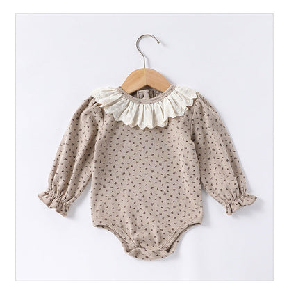 MyKids-USA® pring Baby Kids Girls Floral Pattern Long Sleeves bodysuit and Top Shirt – Sister Matching
