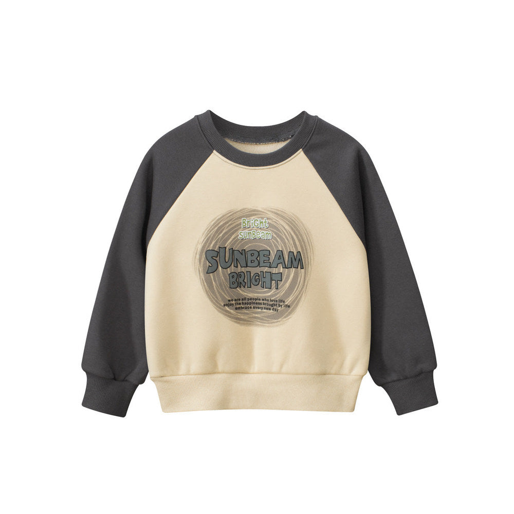 MyKids-USA® Baby Boy Kids Letters Pattern Crew Neck Long Sleeves Warm Cozy Pullover