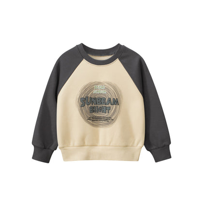 MyKids-USA® Baby Boy Kids Letters Pattern Crew Neck Long Sleeves Warm Cozy Pullover