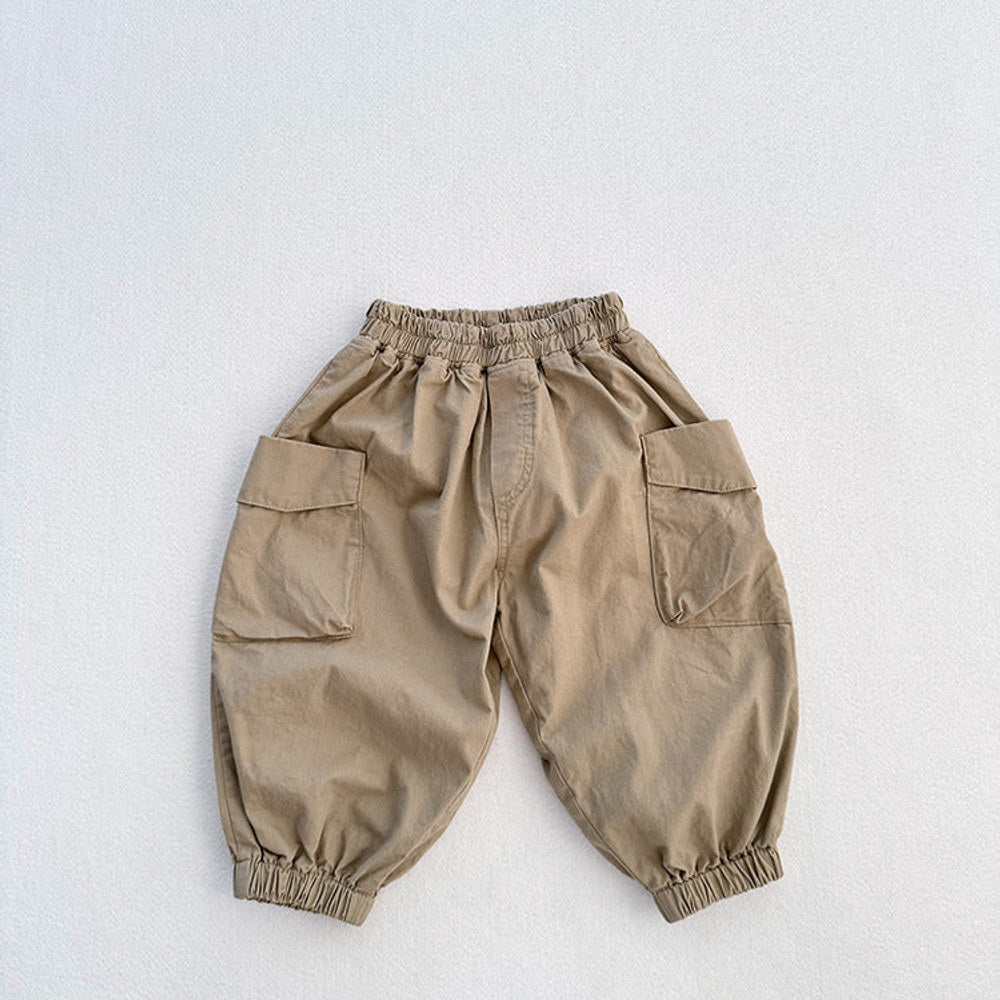 MyKids-USA® Modern Casual Unisex Solid Color American Style Pants