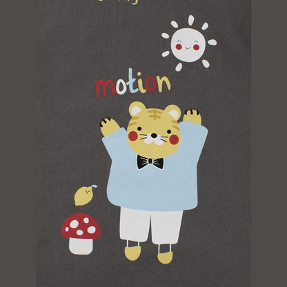 MyKids-USA® Kids Girls Cartoon Print Crew Neck Long Sleeves Cute Shirt
