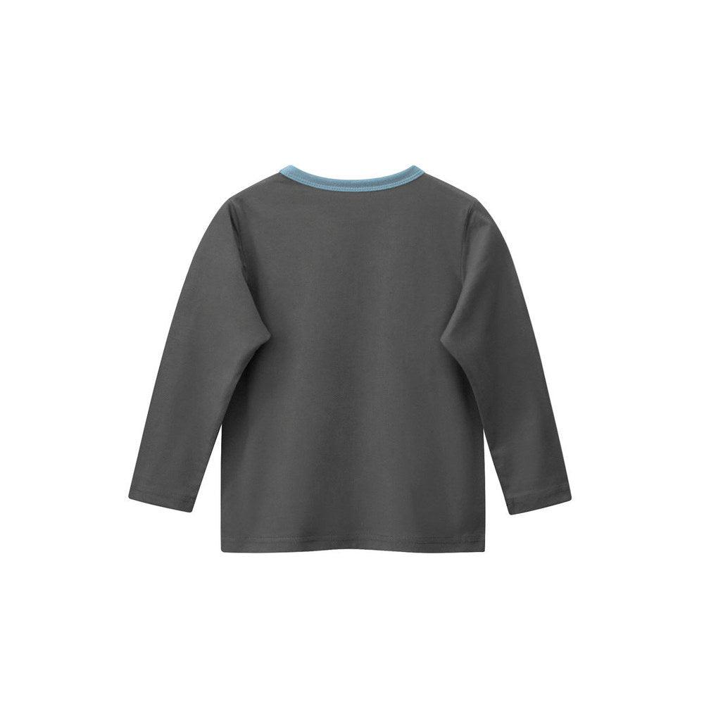 MyKids-USA® Kids Girls Cartoon Print Crew Neck Long Sleeves Cute Shirt