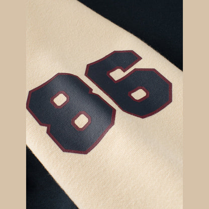 MyKids-USA® Boys and Girls Teddy Bear and Letters Printed Contrast Design Color Patchwork Single Breasted Striped Baseball Coat