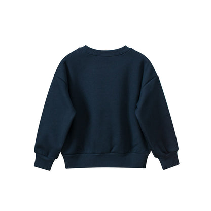 MyKids-USA® Baby Boy Kids Letters Pattern Crew Neck Long Sleeves Warm Cozy Pullover