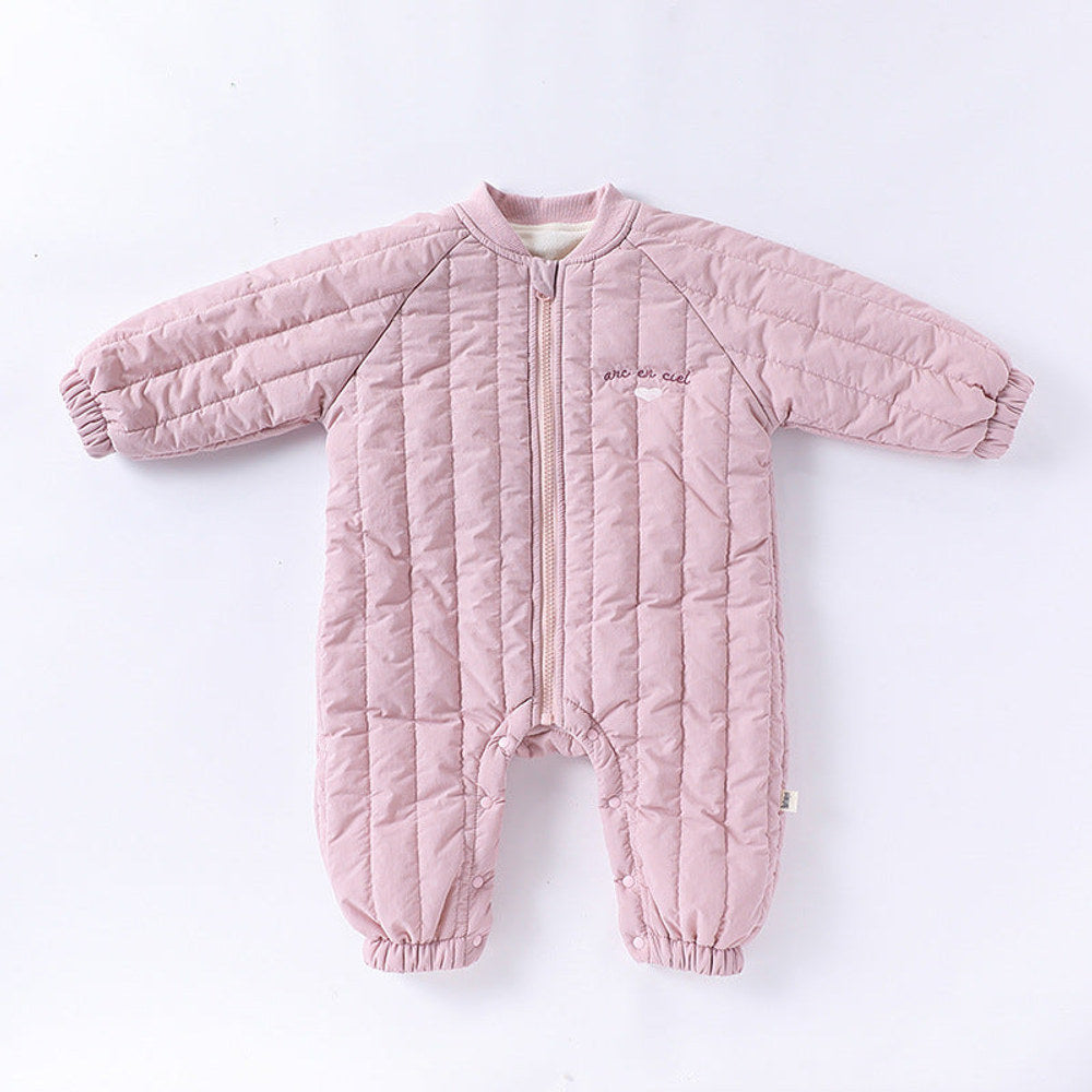 MyKids-USA® Baby Unisex Fruits Logo Long Sleeves Casual Thickened Rompers