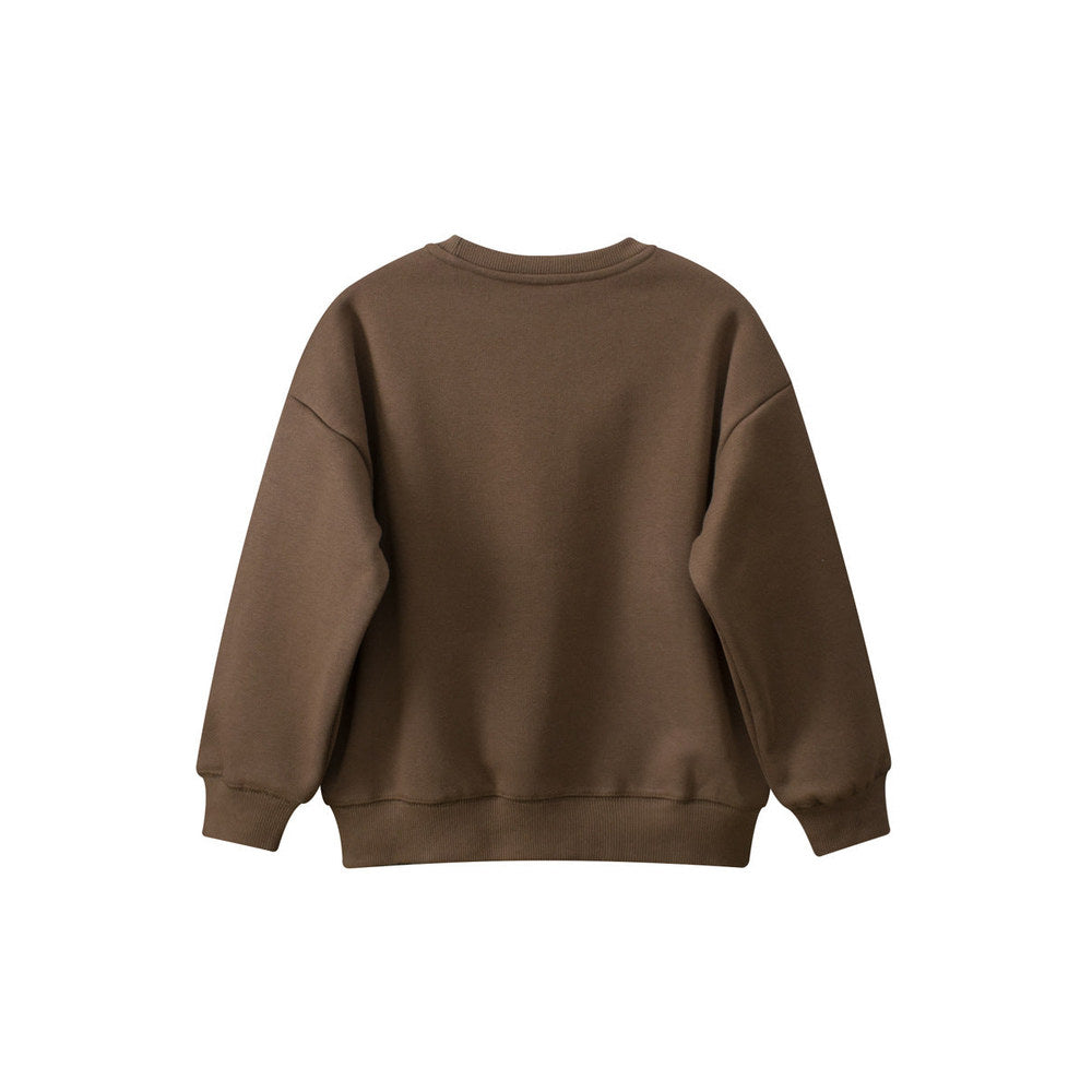 MyKids-USA® Boys Landscape Print Crew Neck Long Sleeves Thick Sweatshirt