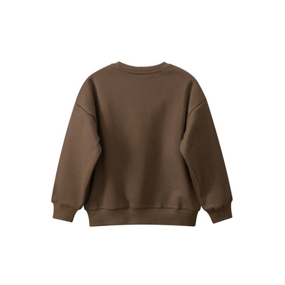 MyKids-USA® Boys Landscape Print Crew Neck Long Sleeves Thick Sweatshirt