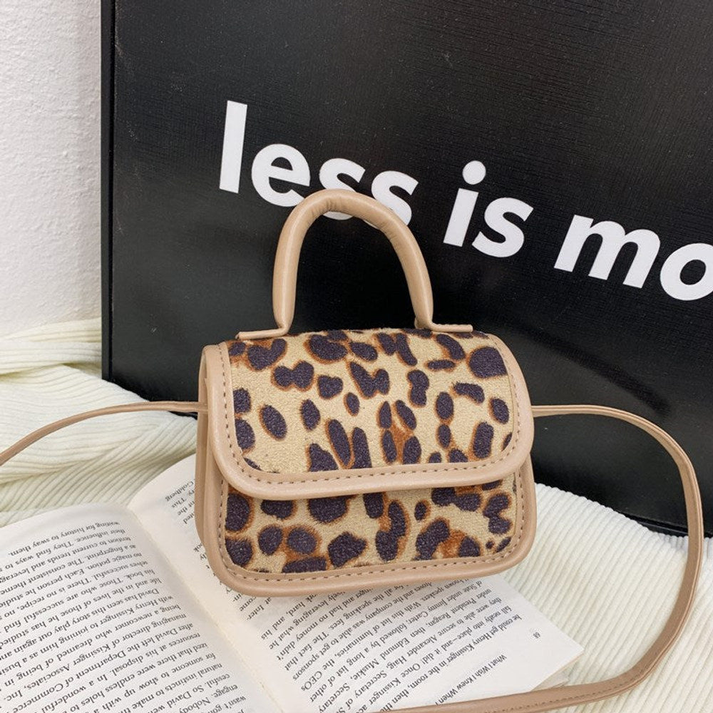MyKids-USA® Stylish Fashion Leopard Print Girls’ Shoulder Bag