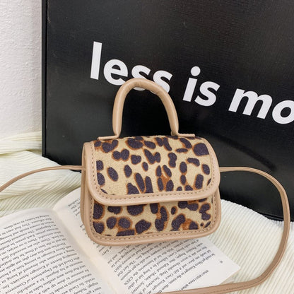 MyKids-USA® Stylish Fashion Leopard Print Girls’ Shoulder Bag