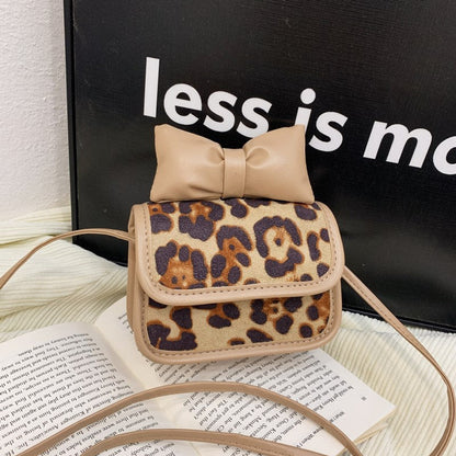 MyKids-USA® Stylish Fashion Leopard Print Girls’ Shoulder Bag