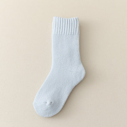 MyKids-USA® Unisex Thickened Children’s Fleece-lined Mid-Calf Socks