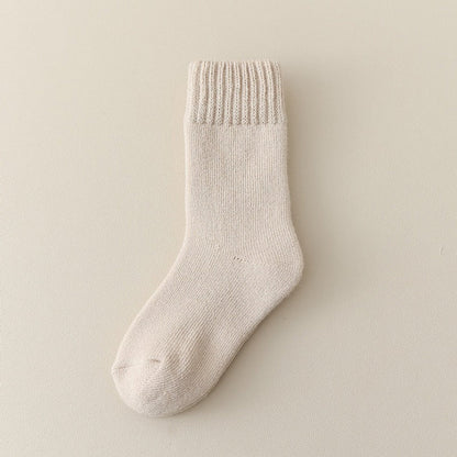 MyKids-USA® Unisex Thickened Children’s Fleece-lined Mid-Calf Socks