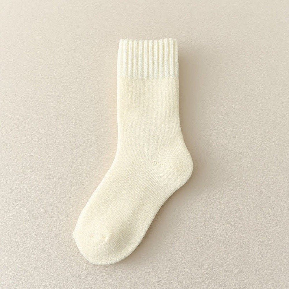 MyKids-USA® Unisex Thickened Children’s Fleece-lined Mid-Calf Socks