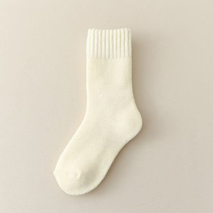 MyKids-USA® Unisex Thickened Children’s Fleece-lined Mid-Calf Socks