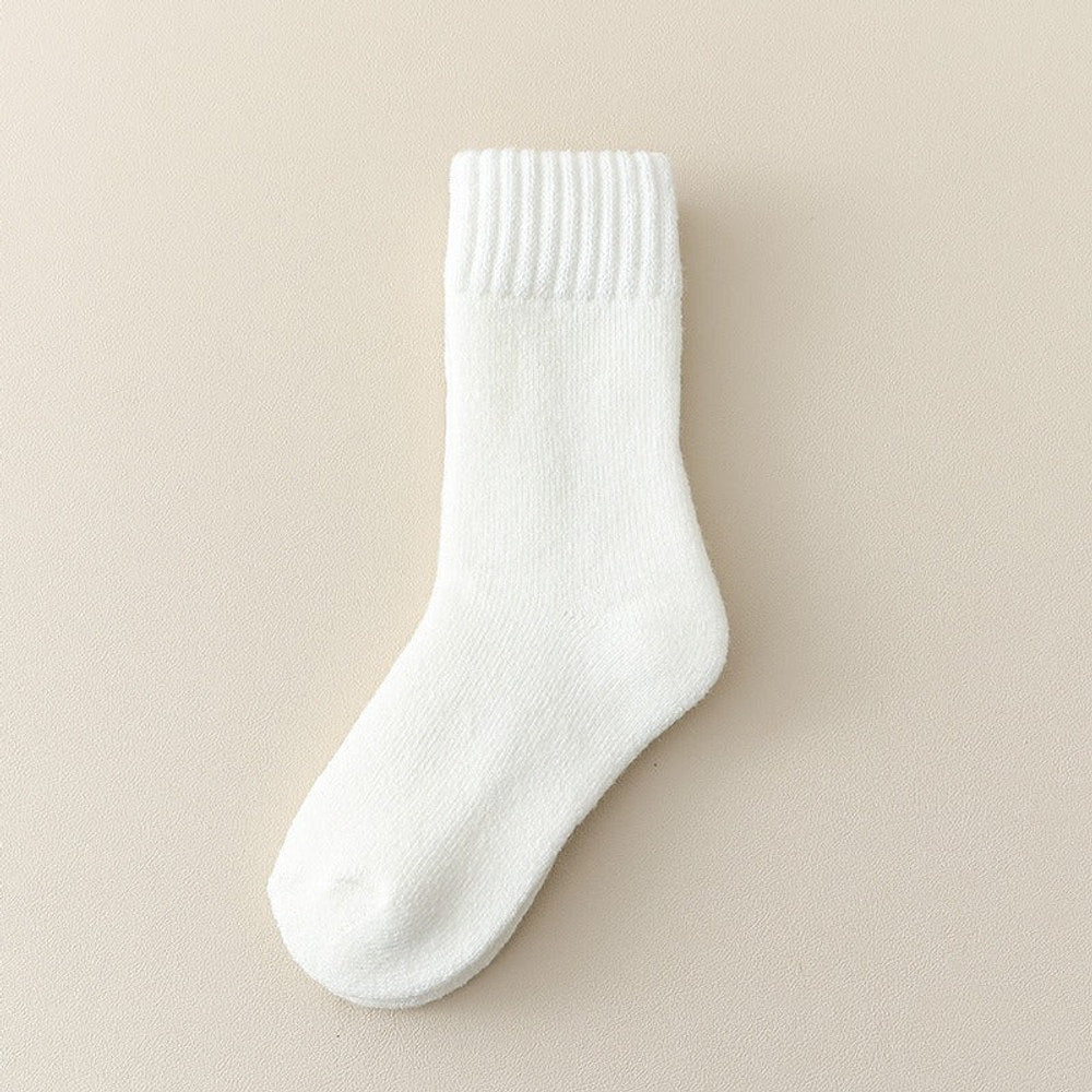MyKids-USA® Unisex Thickened Children’s Fleece-lined Mid-Calf Socks