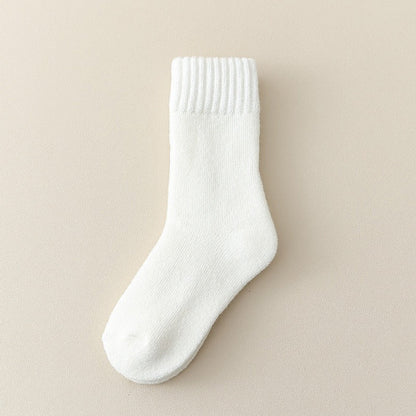 MyKids-USA® Unisex Thickened Children’s Fleece-lined Mid-Calf Socks