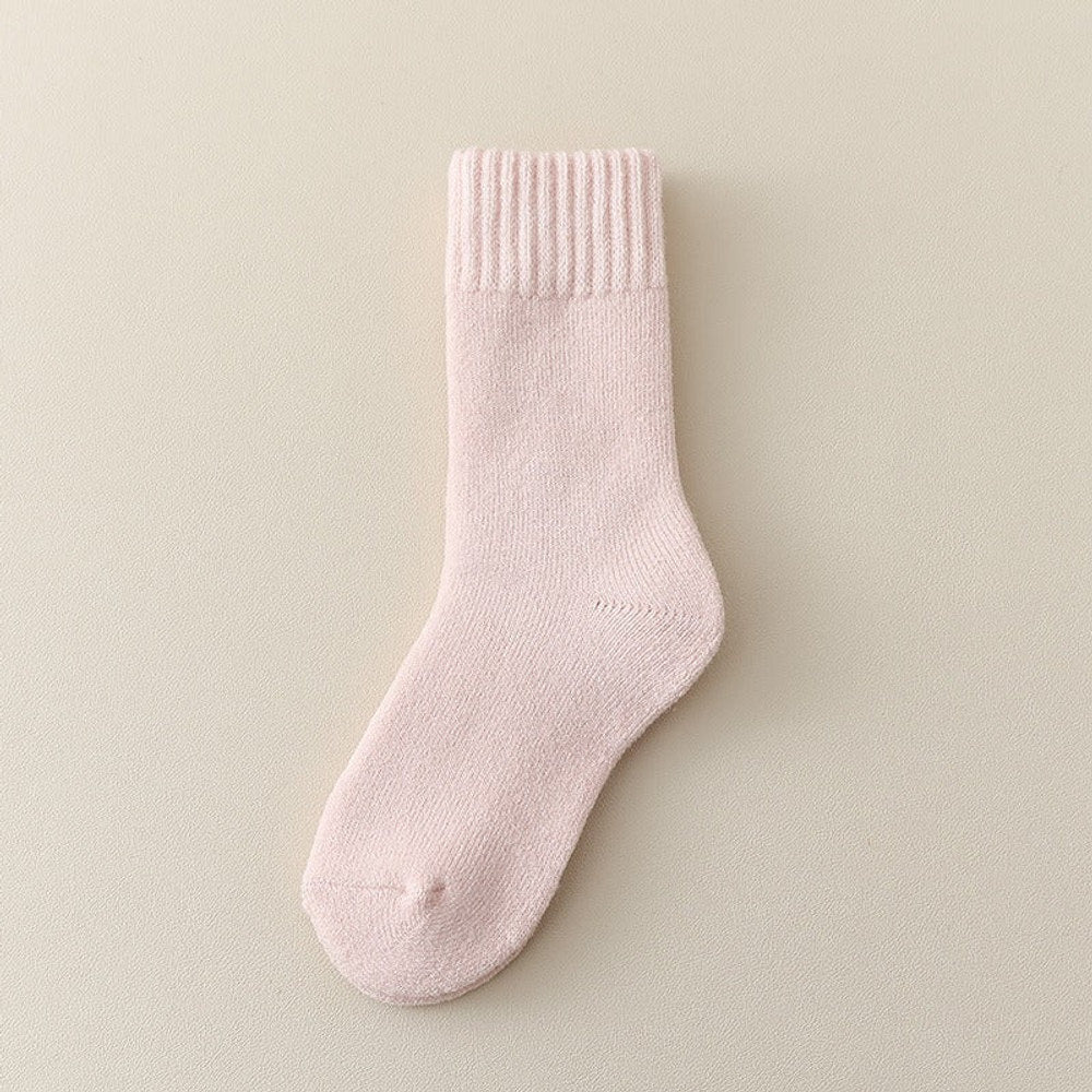 MyKids-USA® Unisex Thickened Children’s Fleece-lined Mid-Calf Socks