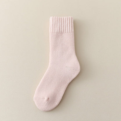 MyKids-USA® Unisex Thickened Children’s Fleece-lined Mid-Calf Socks