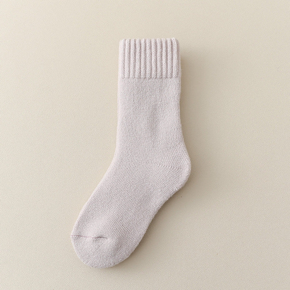 MyKids-USA® Unisex Thickened Children’s Fleece-lined Mid-Calf Socks