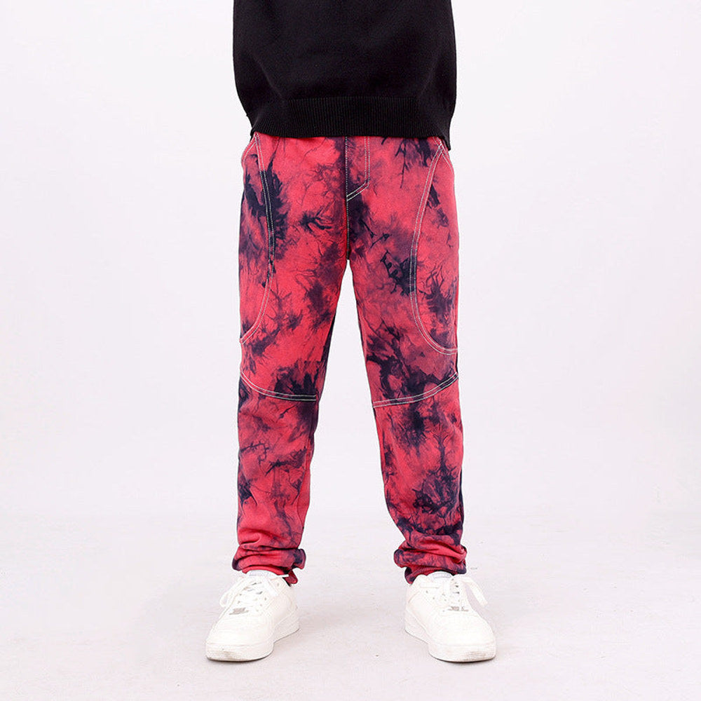 MyKids-USA® Modern Casual Boys Versatile Tie-Dye Pants
