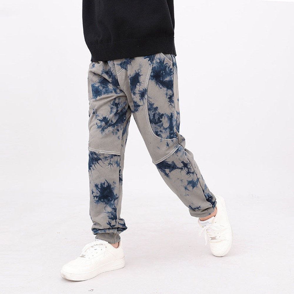 MyKids-USA® Modern Casual Boys Versatile Tie-Dye Pants